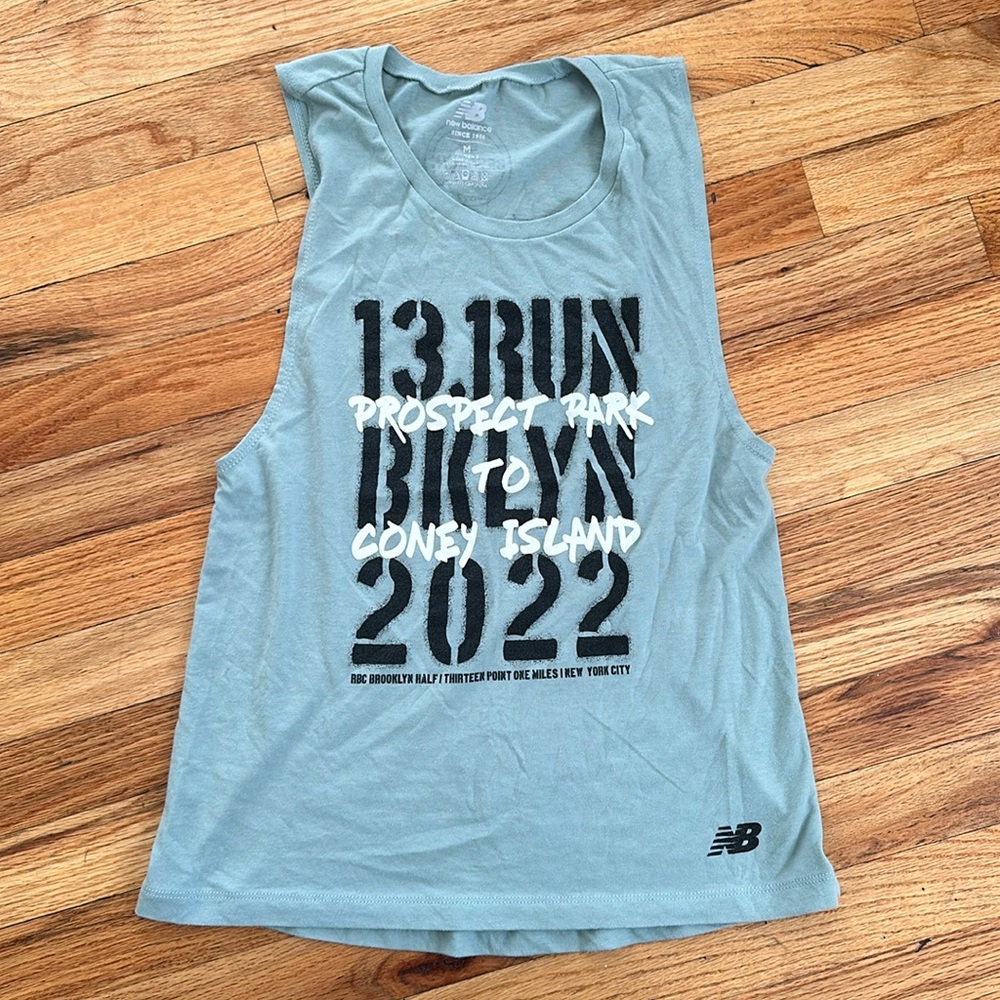 New Balance Brooklyn Half 2022 Muscle Tank Top size M